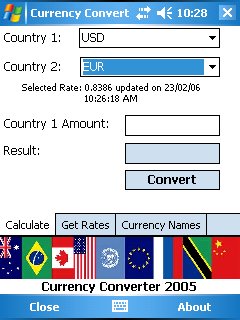Currency Converter 2005 v1.2 Released