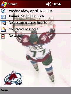 Colorado Avalanche - Ray Bourque holds the Stanley Cup