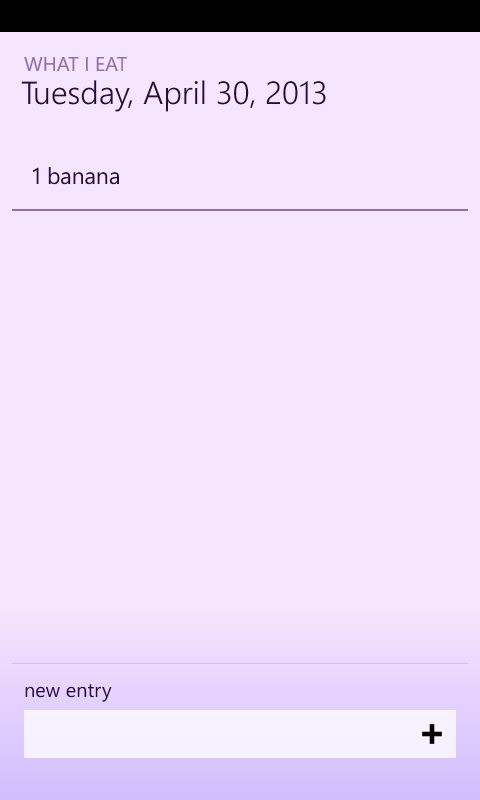 What I Eat Screenshot