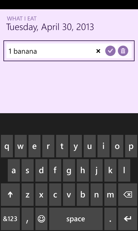 What I Eat Screenshot