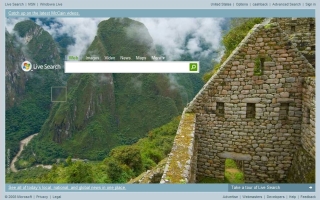 Live.com at Machu Picchu